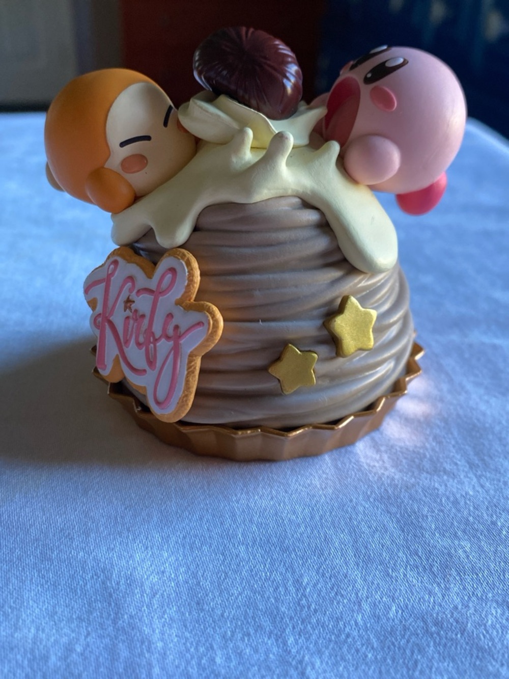 Nintendo Kirby Pink Brown Cream Collectible Dessert Figure
